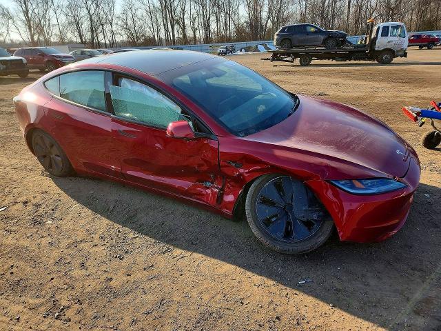 2025 Tesla Model 3 VIN 5YJ3E1EA1SF068267 COPART salvage auction — FRONT END, Md - Cert Of Salvage > 75% Damage, sold $5,500 on 2026-07-24 (photo 4)