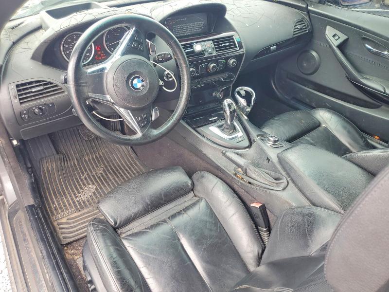 2010 BMW 6 series VIN WBAEB5C59AC225583 COPART salvage auction — NORMAL WEAR, La - Certificate Of Title, sold $500 on 2026-07-27 (photo 8)