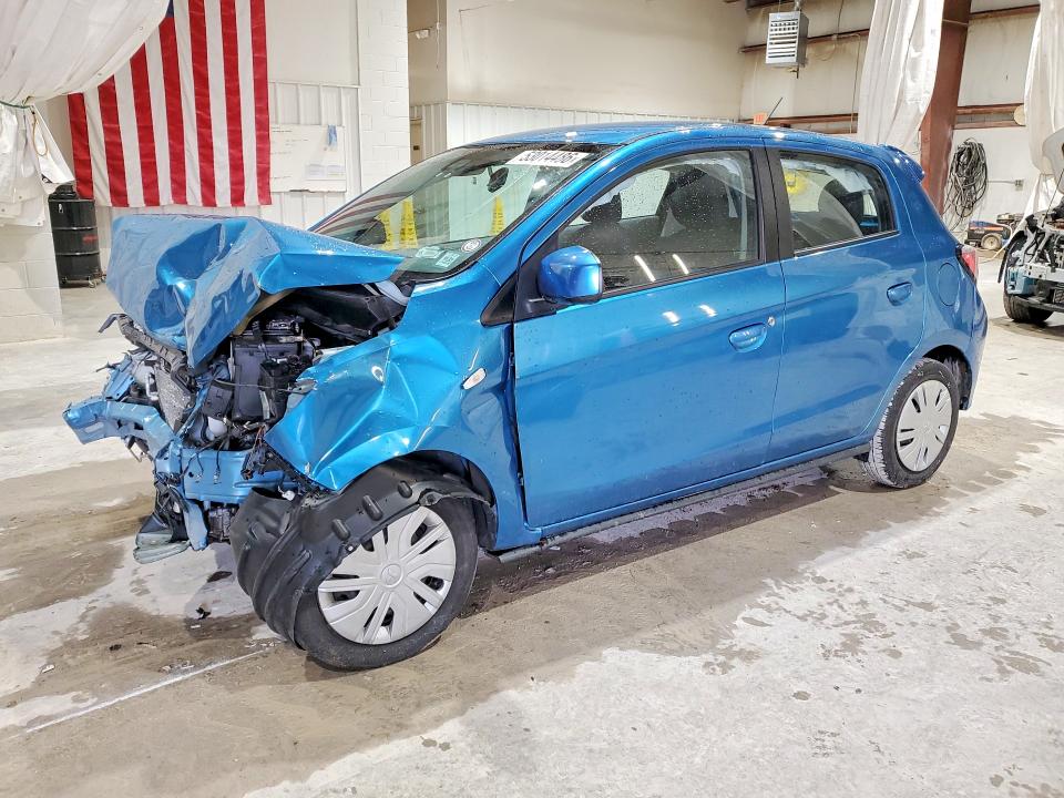 2022 Mitsubishi Mirage VIN ML32AUHJ8NH005095 COPART salvage auction — FRONT END, NY - MV-907A SALVAGE CERTIFICATE, sold $450 on 2026-07-27 (photo 1)