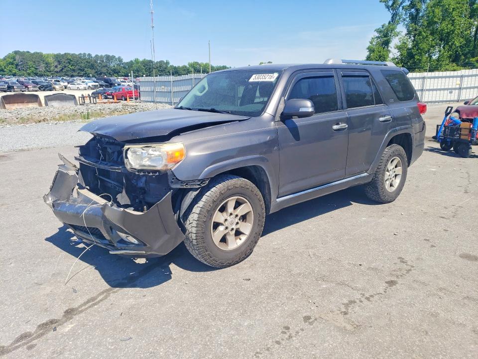 2011 Toyota 4runner VIN JTEZU5JR4B5031629 COPART salvage auction — FRONT END, NC - SALVAGE CERTIFICATE OF TITLE, sold $3,750 on 2026-07-21 (photo 1)