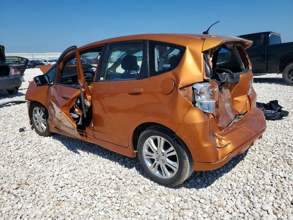 2009 Honda Fit VIN JHMGE88489S069296 COPART salvage auction — FRONT END, Tx - Salvage Vehicle Title, sold $350 on 2026-07-02 (photo 2)