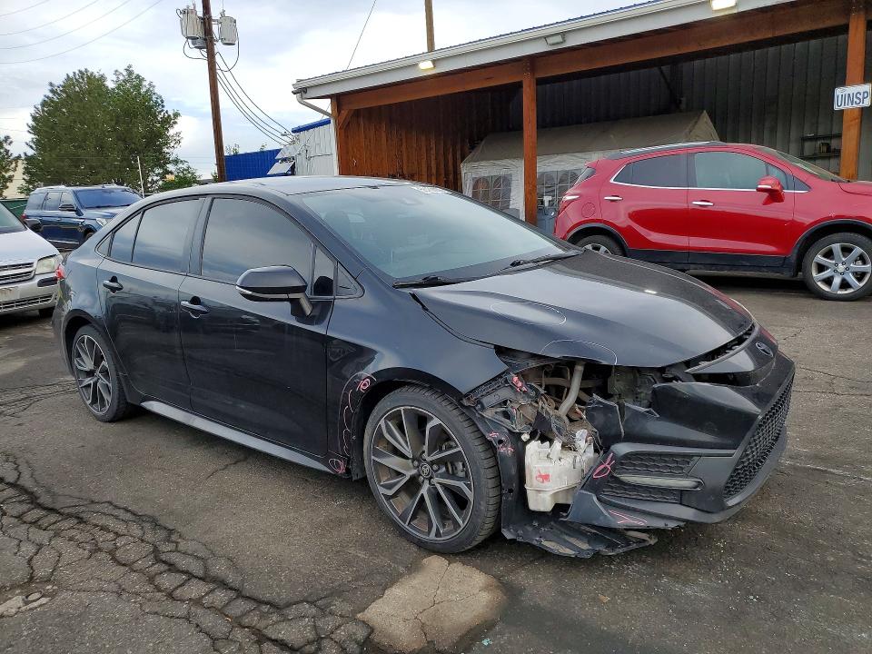 2020 Toyota Corolla VIN 5YFS4RCE9LP030794 COPART salvage auction — FRONT END, Ca - Salvage Certificate, sold $500 on 2026-07-09 (photo 4)