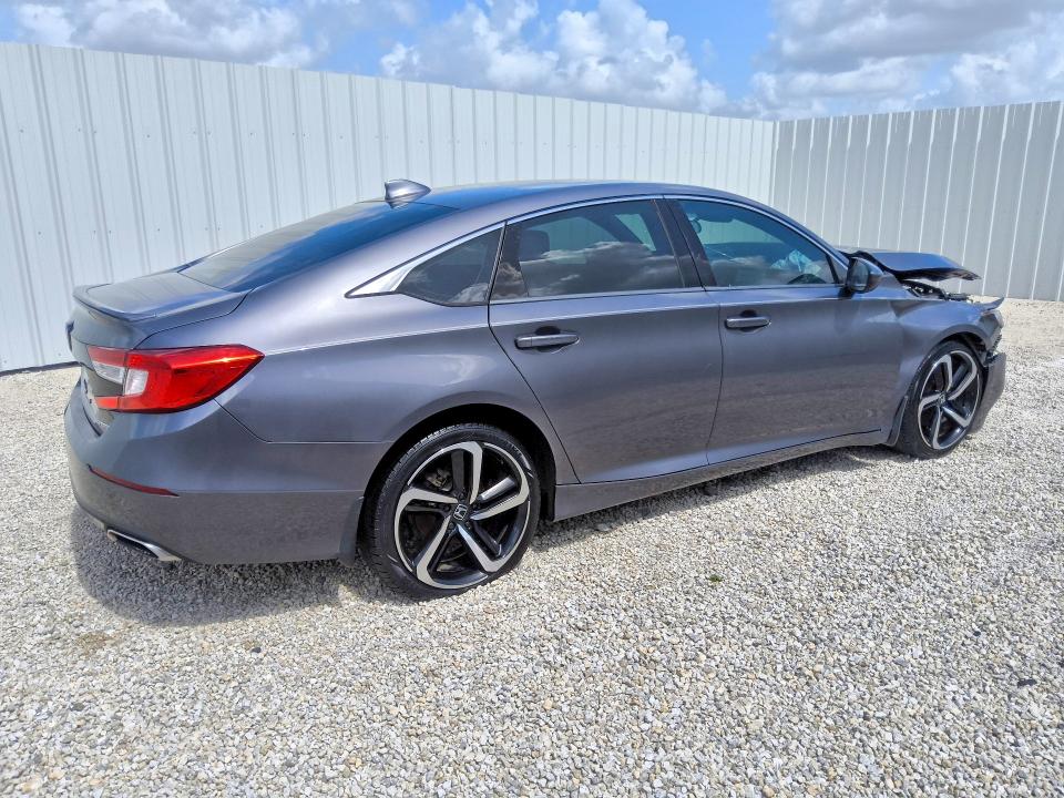 2018 Honda Accord VIN 1HGCV1F35JA259148 COPART salvage auction — FRONT END, Fl - Certificate Of Title, sold $2,300 on 2026-07-02 (photo 3)