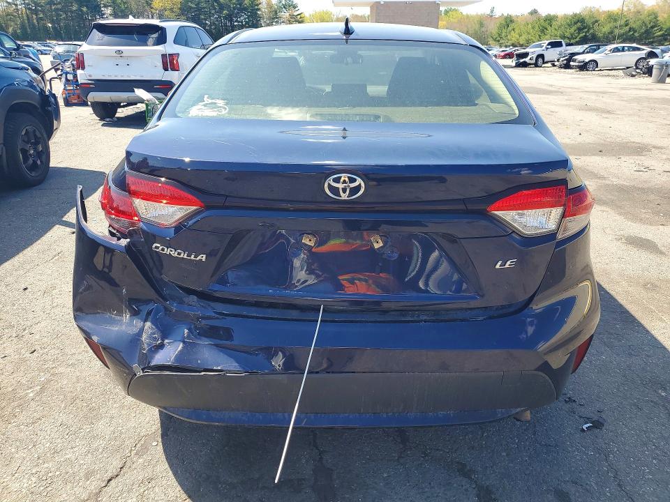 2021 Toyota VIN JTDEPMAE1MJ131909 COPART salvage auction — REAR END, Ri - Salvage Certificate Of Title, sold $6,300 on 2026-07-09 (photo 6)