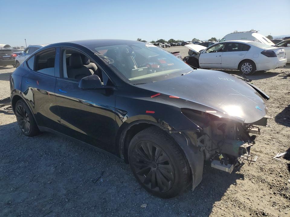 2020 Tesla Model y VIN 5YJYGDEE4LF044339 COPART salvage auction — FRONT END, Ca - Salvage Certificate, sold $6,200 on 2026-07-02 (photo 4)