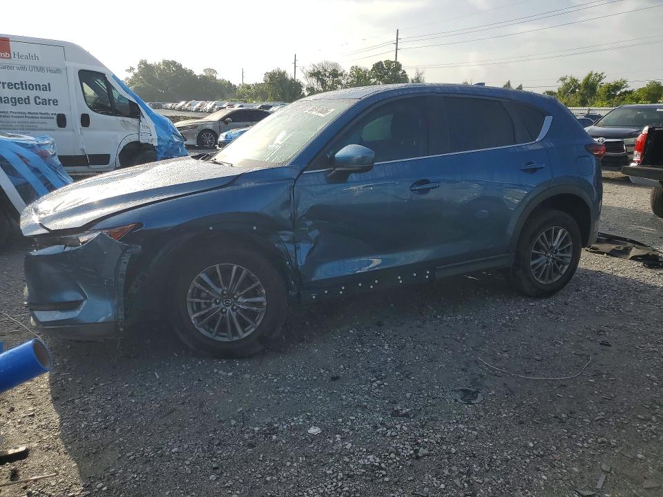 2021 Mazda Cx-5 VIN JM3KFABM7M0354009 COPART salvage auction — FRONT END, Fl - Certificate Of Destruction, sold $3,200 on 2026-07-31 (photo 1)