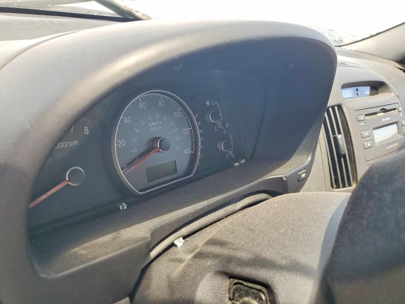 2007 Hyundai Elantra VIN KMHDU46D07U058101 COPART salvage auction — FRONT END, Nv - Salvage Title, sold $250 on 2026-07-07 (photo 9)