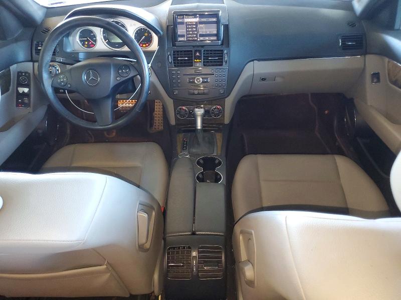 2008 Mercedes-benz C-klasse VIN WDDGF56X78F056059 COPART salvage auction — FRONT END, Ca - Salvage Certificate, sold $150 on 2026-07-13 (photo 8)