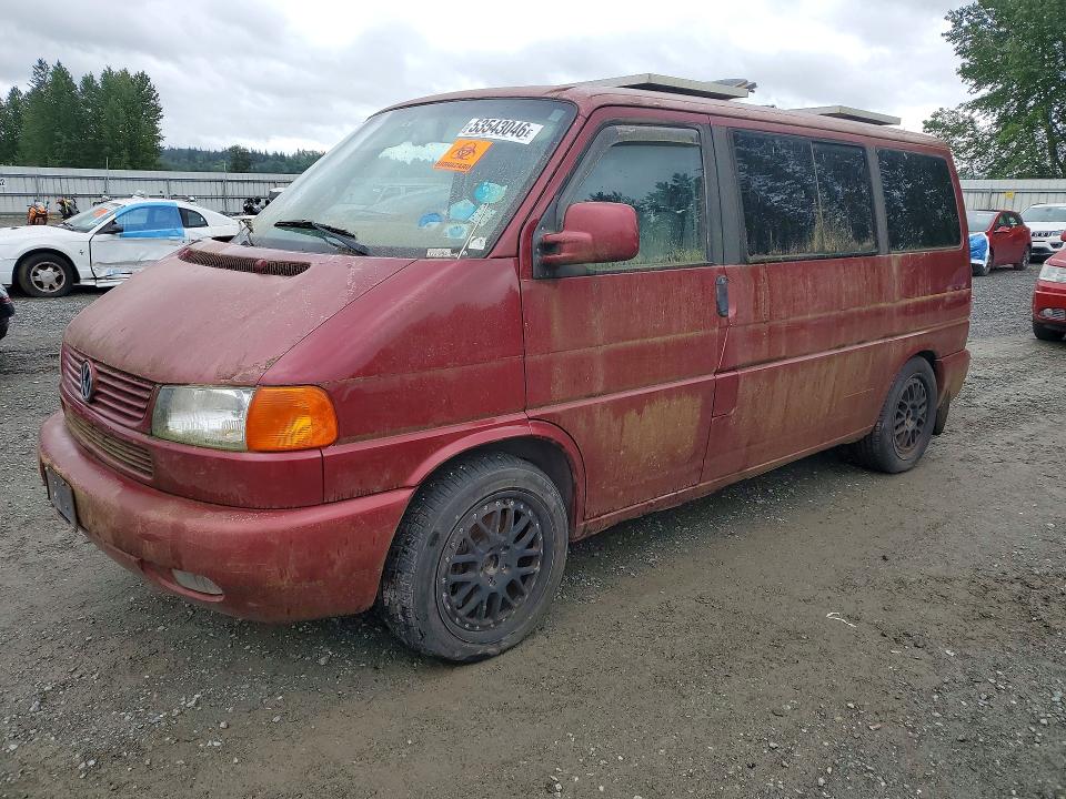 2003 Volkswagen Eurovan VIN WV2MB470X3H034933 COPART salvage auction — MECHANICAL, Wa - Vehicle Cert Of Ownership-Titl, sold $275 on 2026-07-27 (photo 1)