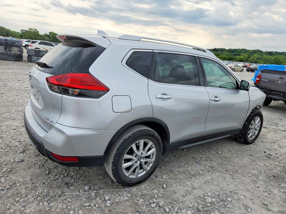 2017 Nissan Rogue VIN KNMAT2MV1HP601059 COPART salvage auction — FRONT END, Il - Salvage Certificate, sold $2,500 on 2026-07-27 (photo 3)