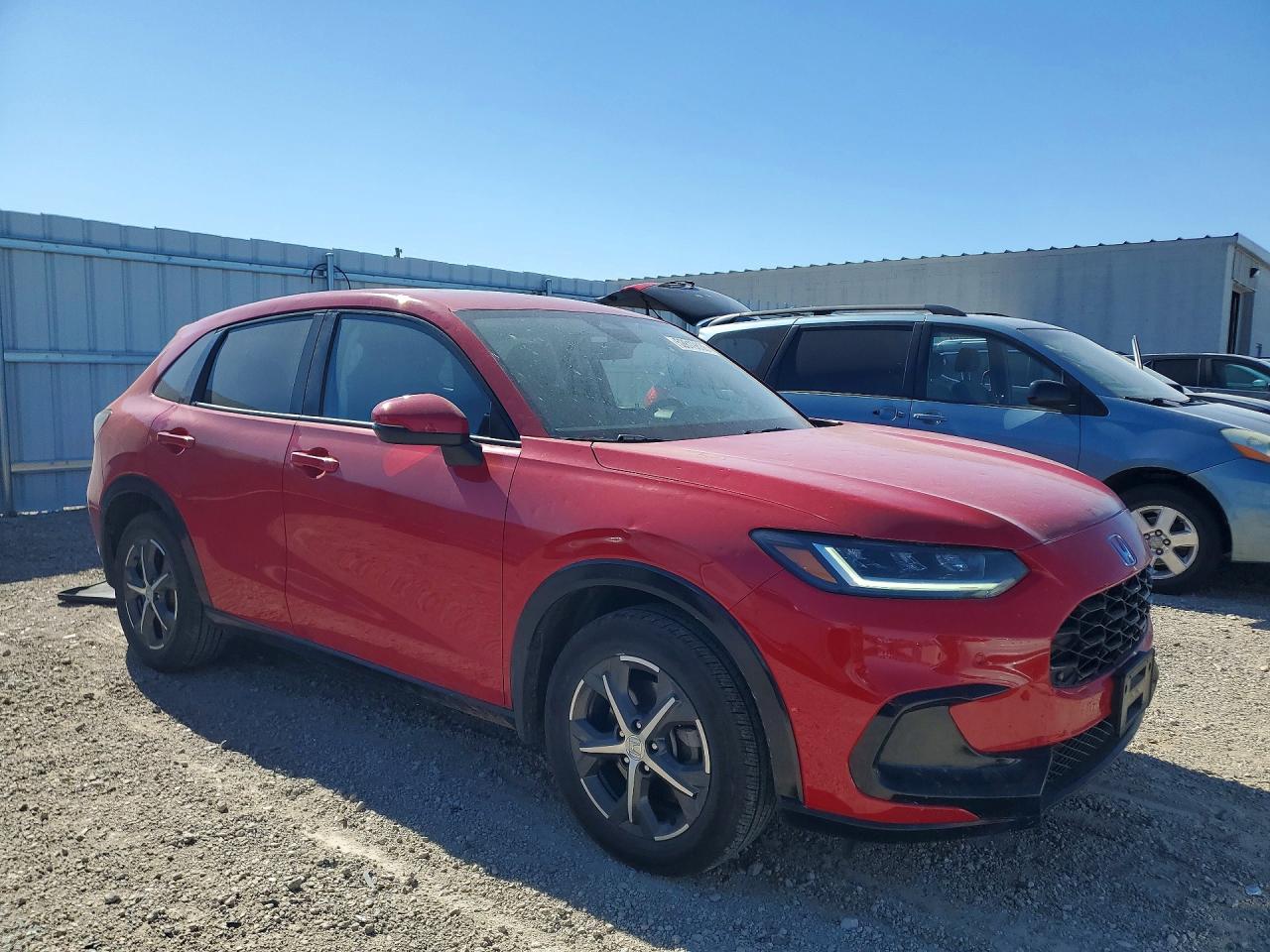 2023 Honda HR-V VIN 3CZRZ2H74PM710451 COPART salvage auction — Hail, IA - CERT OF TITLE-SALVAGE TITLE, sold $12,200 on 2026-07-01 (photo 4)