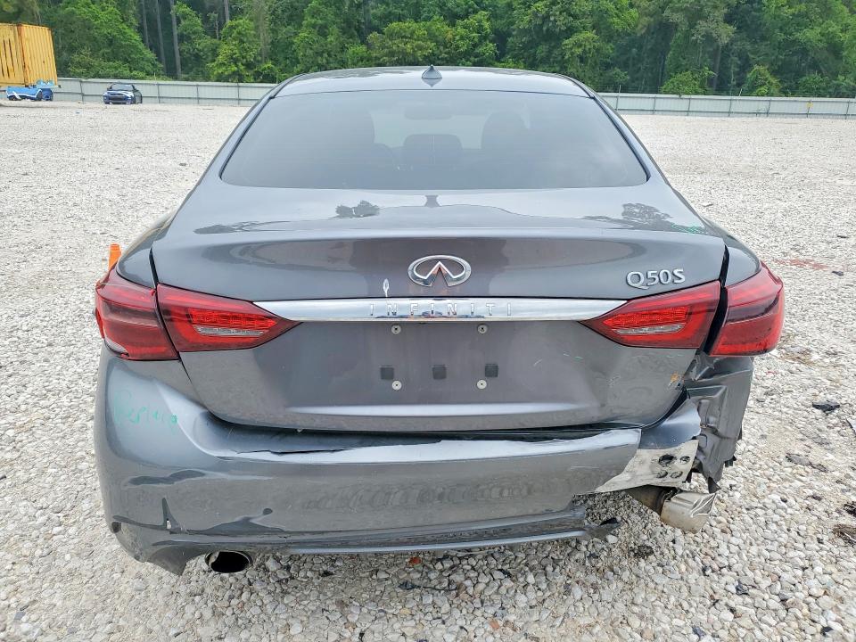 2018 Infiniti VIN JN1EV7AP9JM356620 COPART salvage auction — REAR END, Tx - Salvage Vehicle Title, sold $300 on 2026-07-21 (photo 6)