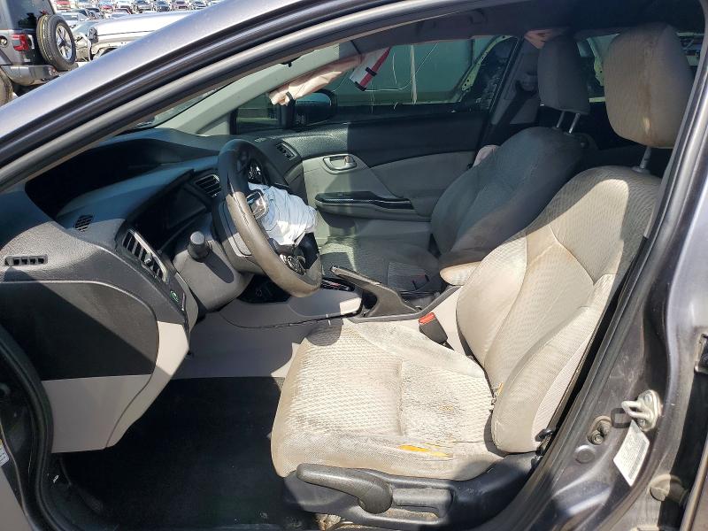 2014 Honda Civic VIN 2HGFB2F52EH552882 COPART salvage auction — FRONT END, Ky - Cert Of Title-Salvage, sold $600 on 2026-07-29 (photo 7)