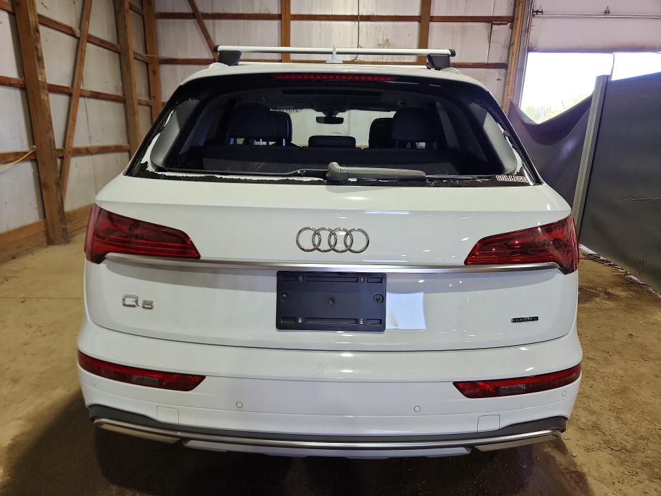 2023 Audi Q5 VIN WA1BBAFY6P2131030 COPART salvage auction — HAIL, OH - CERT OF TITLE-SALVAGE, sold $4,100 on 2026-07-27 (photo 6)