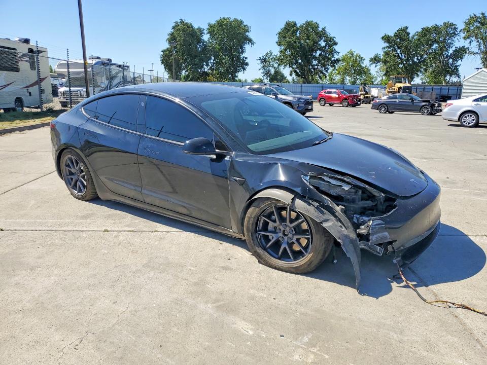 2021 Tesla Model 3 VIN 5YJ3E1EB8MF075552 COPART salvage auction — FRONT END, Ca - Salvage Certificate, sold $5,000 on 2026-07-20 (photo 4)