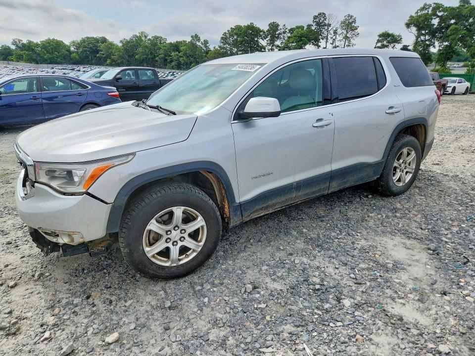 2018 Gmc Acadia VIN 1GKKNKLA0JZ106749 COPART salvage auction — FRONT END, Ga - Cert Of Title-Salvage, sold $1,150 on 2026-07-09 (photo 1)