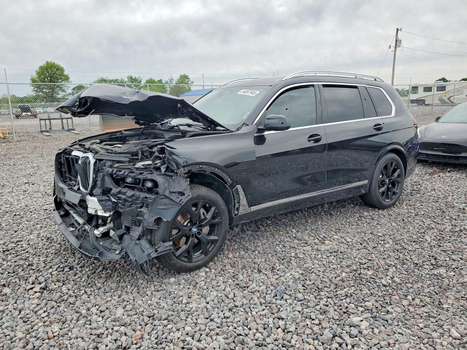 2025 BMW X7 VIN 5UX23EM09S9W78234 COPART salvage auction — FRONT END, In - Cert Of Title-Salvage Title, sold $25,250 on 2026-07-14 (photo 1)