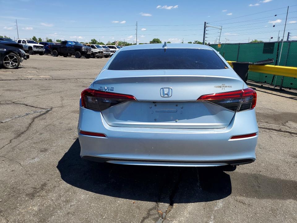 2023 Honda Civic VIN 2HGFE1F74PH310231 COPART salvage auction — UNDERCARRIAGE, Co - Public - Salvage Title, sold $7,200 on 2026-07-02 (photo 6)