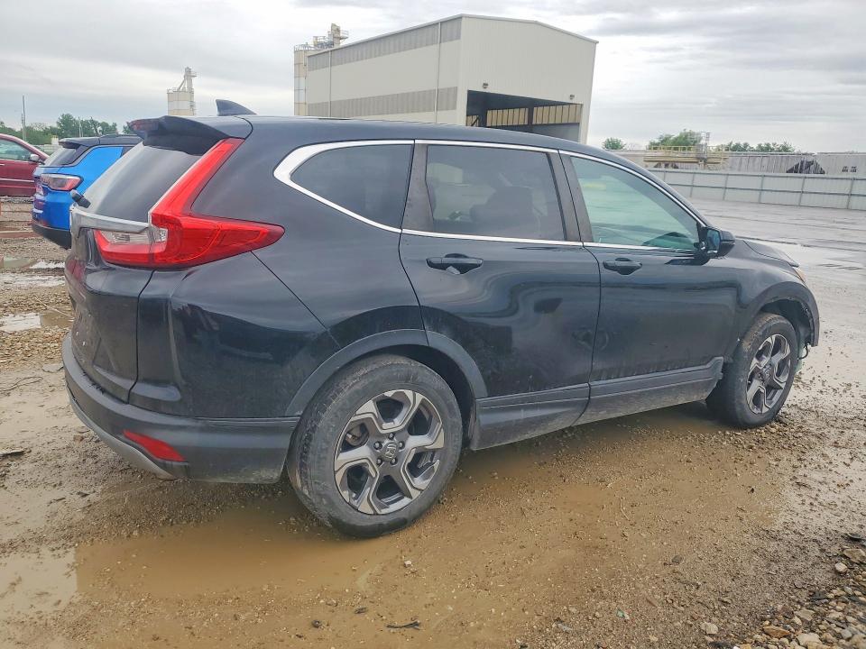 2019 Honda Cr-v VIN 2HKRW1H55KH512497 COPART salvage auction — HAIL, Ks - Cert Of Title-Salvage, sold $7,800 on 2026-07-09 (photo 3)