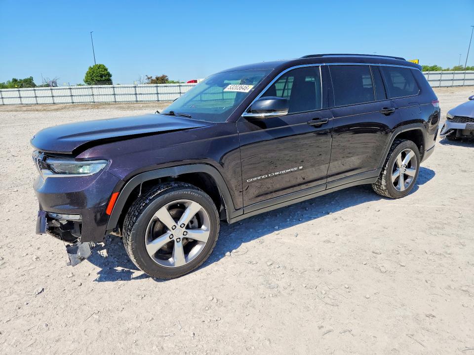 2022 Jeep Cherokee VIN 1C4RJJBG9N8581785 COPART salvage auction — FRONT END, Mi - Certificate Of Title (P), sold $10,200 on 2026-07-28 (photo 1)