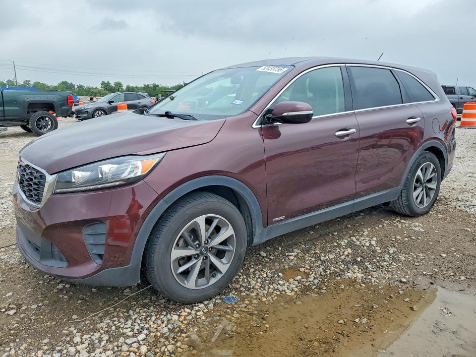 2020 Kia Sorento VIN 5XYPGDA57LG680814 COPART salvage auction — WATER/FLOOD, Tx - Salvage Title-Flood Damage, sold $1,950 on 2026-07-09 (photo 1)