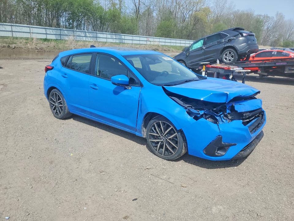 2024 Subaru Impreza VIN JF1GUAFC7R8878359 COPART salvage auction — FRONT END, Mi - Cert Of Title-Salvage Vehicle, sold $3,200 on 2026-07-22 (photo 4)