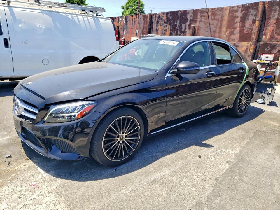 2020 Mercedes-benz C-klasse VIN WDDWF8DB0LR526475 COPART salvage auction — FRONT END, Ca - Salvage Certificate, sold $200 on 2026-07-22 (photo 1)