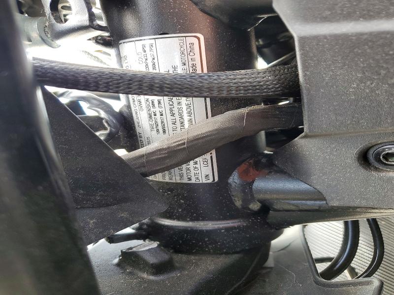 2026 Cf moto 450ss VIN LCEPEVLP0T6001060 COPART salvage auction — FRONT END, UT - SALVAGE CERTIFICATE, sold $500 on 2026-07-17 (photo 9)
