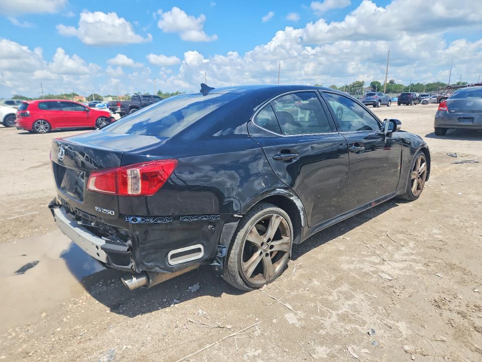 2012 Lexus Is VIN JTHBF5C27C5179029 COPART salvage auction — REAR END, Ga - Certificate Of Title, sold $575 on 2026-07-21 (photo 3)
