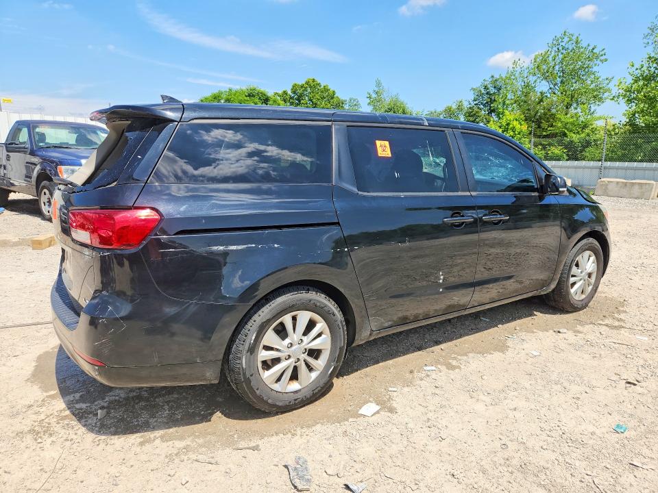 2017 Kia SEDONA VIN KNDMB5C1XH6228447 COPART salvage auction — HAIL, Ky - Bill Of Sale/Part Only/No Titl, sold $125 on 2026-07-16 (photo 3)