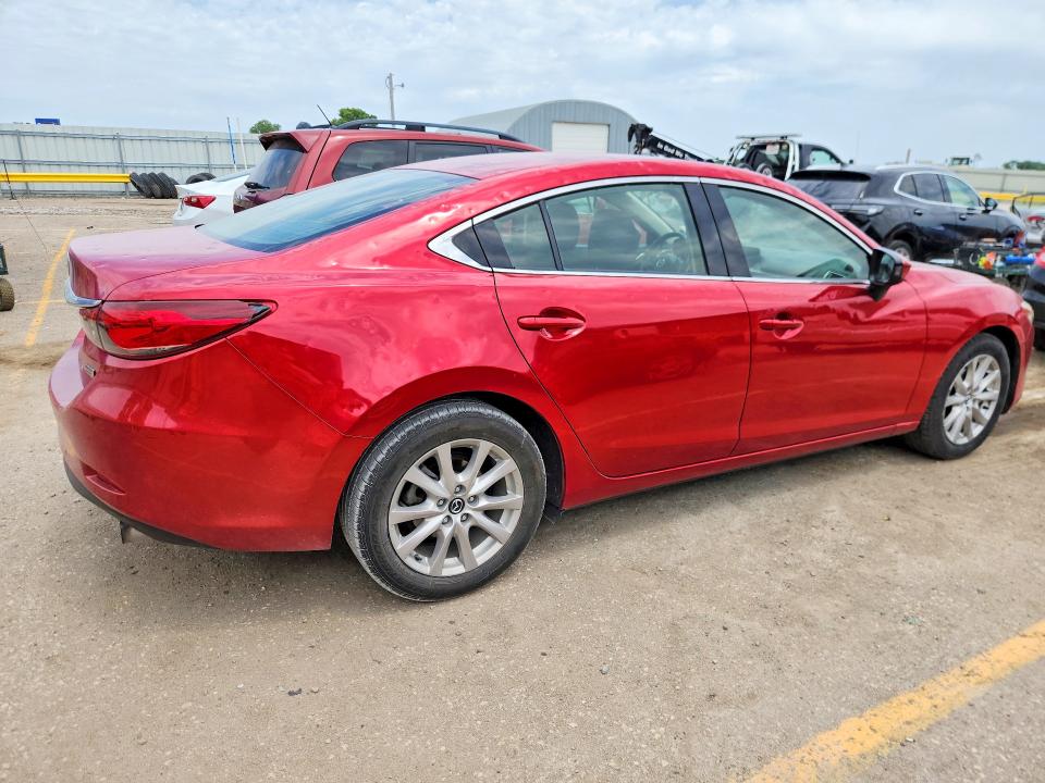 2016 Mazda 6 VIN JM1GJ1U52G1407376 COPART salvage auction — HAIL, Ks - Cert Of Title-Salvage, sold $1,950 on 2026-07-08 (photo 3)