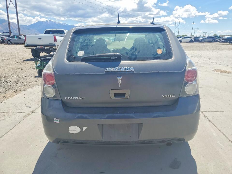 2010 Pontiac Vibe VIN 5Y2SP6E85AZ413065 COPART salvage auction — FRONT END, Ut - Salvage Certificate, sold $500 on 2026-07-13 (photo 6)