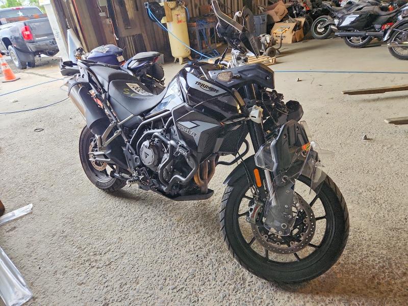2021 Triumph motorcycle Tiger VIN SMTE64DFXMTAF4405 COPART salvage auction — FRONT END, NJ - CERT OF TITLE-SALVAGE, sold $2,650 on 2026-07-13 (photo 1)
