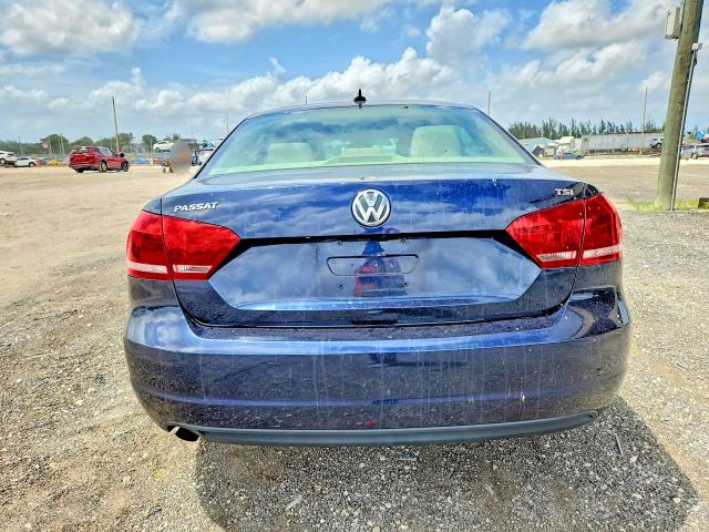 2015 Volkswagen Passat VIN 1VWAS7A30FC107618 COPART salvage auction — FRONT END, Fl - Certificate Of Destruction, sold $875 on 2026-07-09 (photo 6)