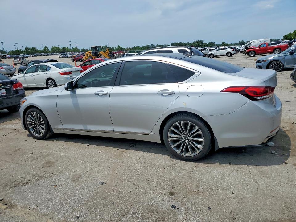 2015 Hyundai Genesis VIN KMHGN4JE9FU091879 COPART salvage auction — FRONT END, Mo - Salvage Certificate Of Title, sold $4,250 on 2026-07-24 (photo 2)