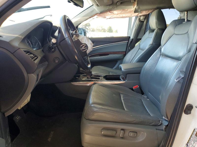 2015 Acura Mdx VIN 5FRYD3H49FB005691 COPART salvage auction — FRONT END, Ca - Salvage Certificate, sold $800 on 2026-07-02 (photo 7)