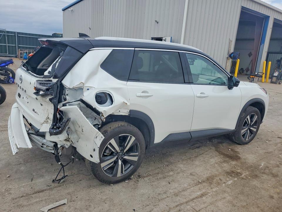 2025 Nissan Rogue VIN JN8BT3CB5SW168848 COPART salvage auction — REAR END, Mo - Salvage Certificate Of Title, sold $50 on 2026-07-27 (photo 3)