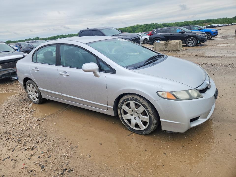 2010 Honda Civic VIN 19XFA1F5XAE015999 COPART salvage auction — REAR END, Ks - Cert Of Title-Salvage, sold $2,750 on 2026-07-09 (photo 4)