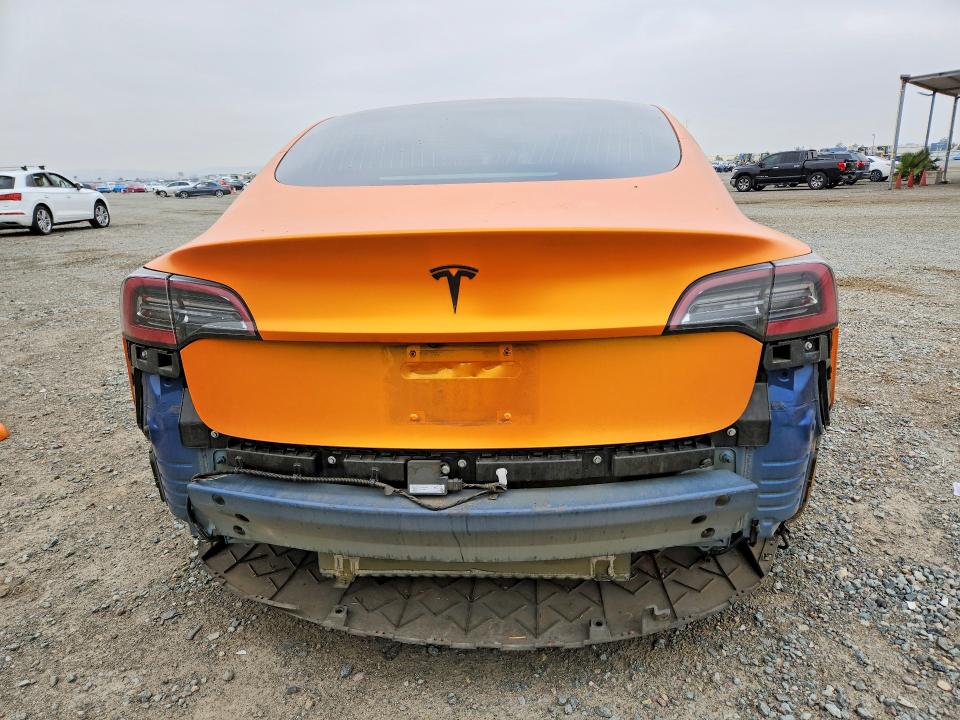 2018 Tesla Model 3 VIN 5YJ3E1EB9JF080772 COPART salvage auction — FRONT END, Salvage Title, sold $3,100 on 2026-08-04 (photo 6)