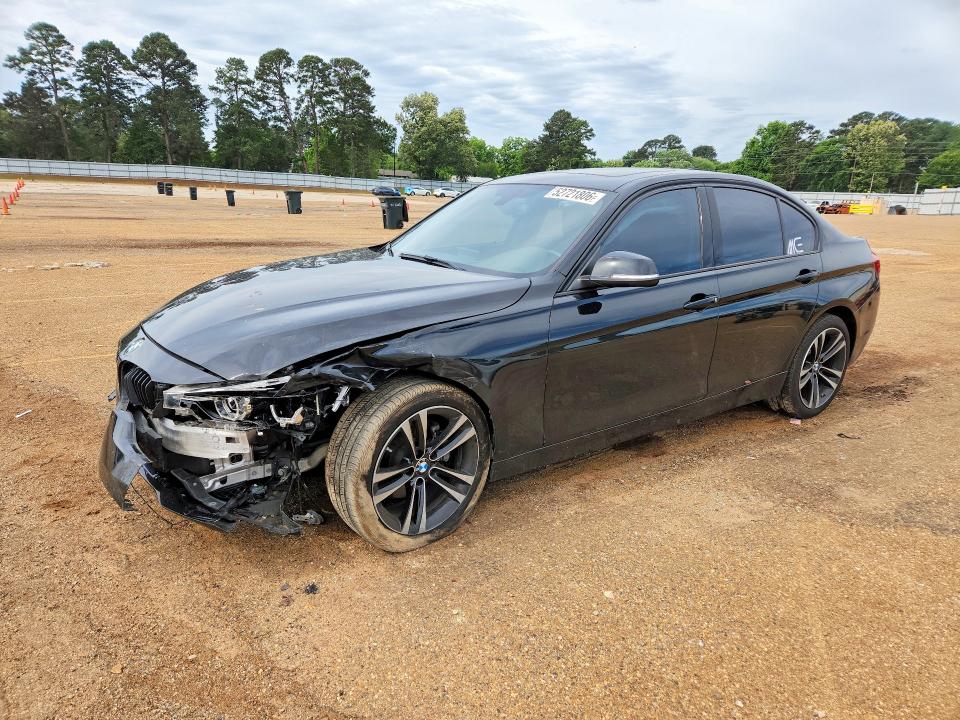 2018 BMW 3er VIN WBA8D9C56JA616345 COPART salvage auction — FRONT END, Tx - Salvage Vehicle Title, sold $2,250 on 2026-07-06 (photo 1)