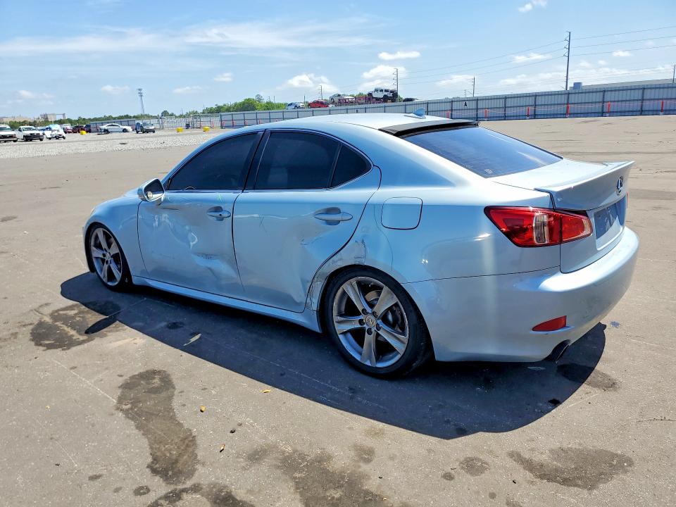 2012 Lexus Is VIN JTHBF5C28C5177760 COPART salvage auction — SIDE, Fl - Cert Of Title Slvg Rebuildable, sold $1,300 on 2026-07-13 (photo 2)