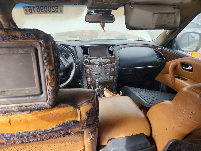 2017 Nissan Armada VIN JN8AY2NFXH9303353 COPART salvage auction — BURN, Tn - Salvage Certificate, sold $2,650 on 2026-07-02 (photo 8)