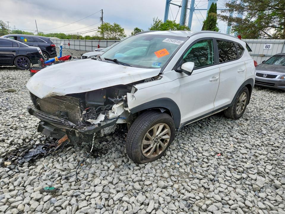 2016 Hyundai Tucson VIN KM8J3CA42GU223055 COPART salvage auction — FRONT END, Nj - Cert Of Title-Salvage, sold $1,650 on 2026-07-08 (photo 1)