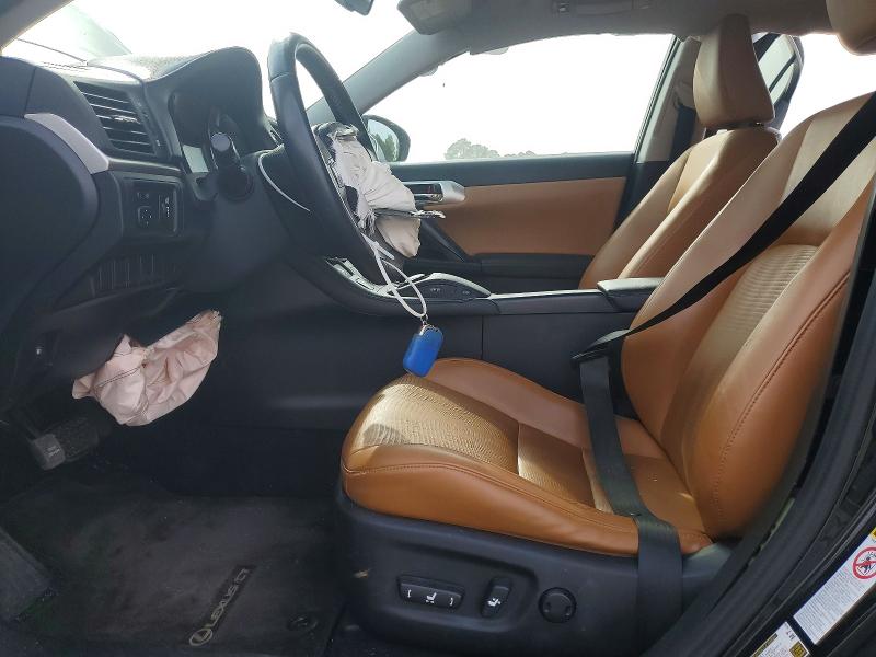 2012 Lexus Ct VIN JTHKD5BH2C2102954 COPART salvage auction — FRONT END, Nc - Salvage Certificate Of Title, sold $275 on 2026-07-21 (photo 7)