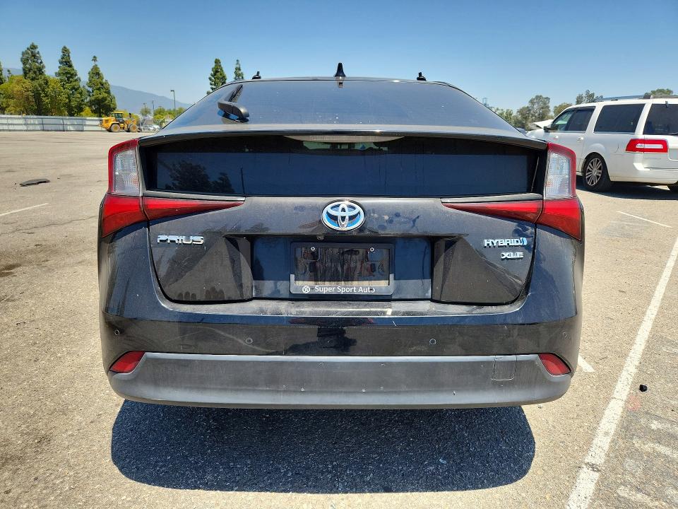 2022 Toyota Prius VIN JTDKAMFU5N3180587 COPART salvage auction — FRONT END, Ca - Salvage Certificate, sold $6,300 on 2026-07-02 (photo 6)