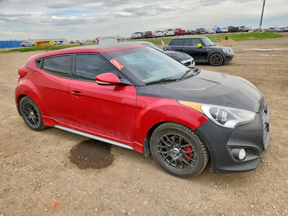 2013 Hyundai Veloster VIN KMHTC6AE4DU156232 COPART salvage auction — MECHANICAL, Ab - Bos - Active, sold $525 on 2026-07-28 (photo 4)