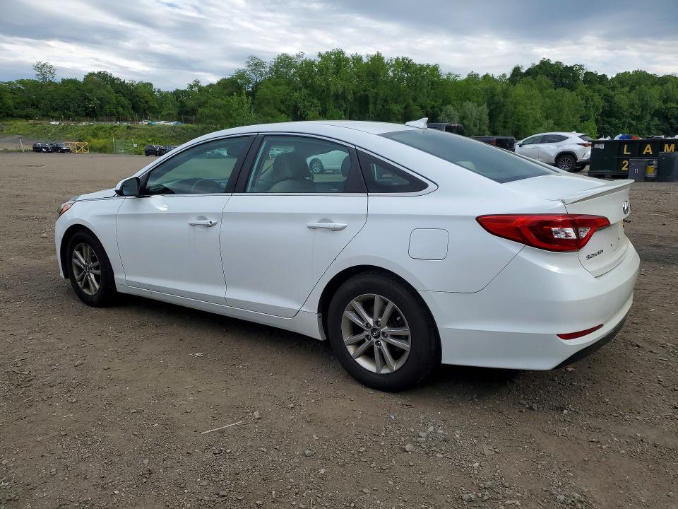 2017 Hyundai Sonata VIN 5NPE24AA7HH456526 COPART salvage auction — FRONT END, NY - MV-907A SALVAGE CERTIFICATE, sold $550 on 2026-07-02 (photo 2)
