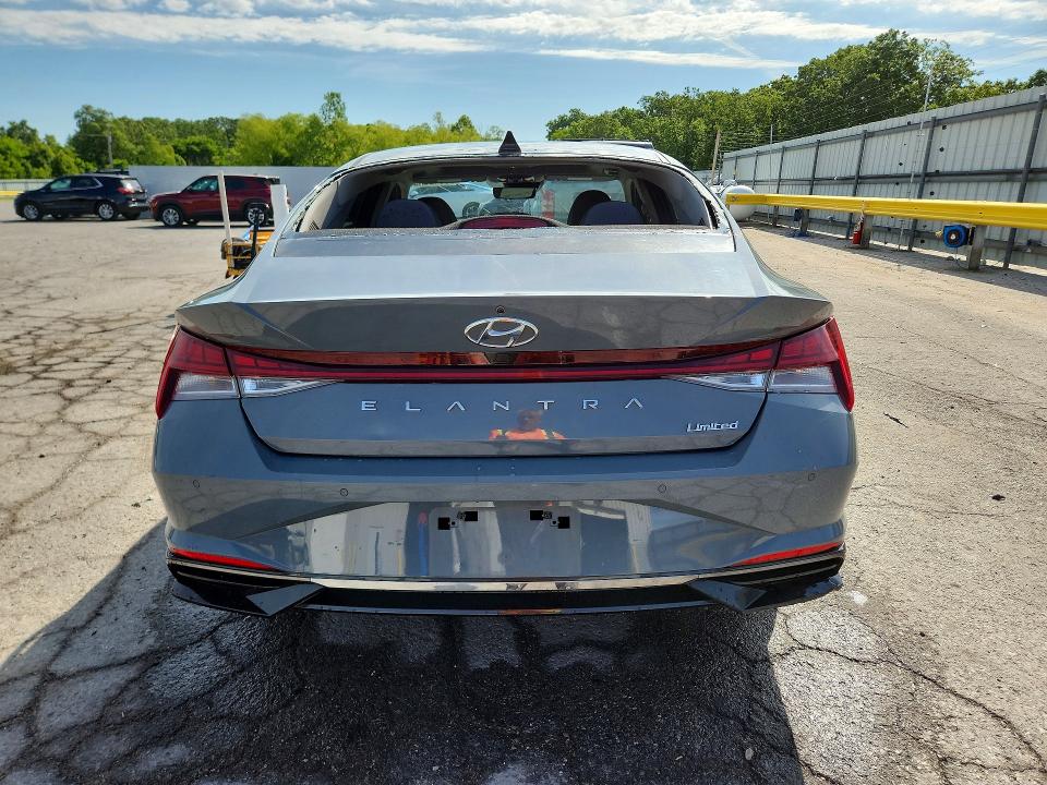 2021 Hyundai VIN KMHLP4AGXMU170940 COPART salvage auction — HAIL, Mo - Certificate Of Title, sold $2,100 on 2026-07-21 (photo 6)