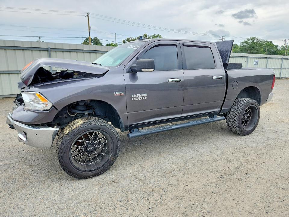 2017 Ram VIN 3C6RR7LT6HG593521 COPART salvage auction — FRONT END, La - Cert Of Title-Salvage, sold $4,850 on 2026-07-02 (photo 1)