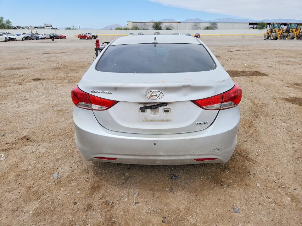 2013 Hyundai Elantra VIN KMHDH4AE5DU969556 COPART salvage auction — FRONT END, Az - Cert Of Title - Salvage, sold $375 on 2026-07-31 (photo 6)